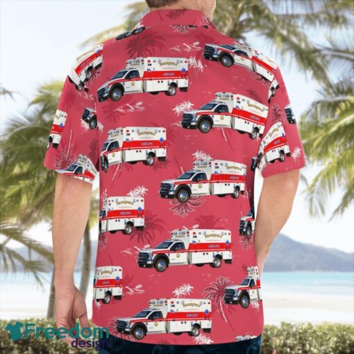 Worcester County, Massachusetts, Brookfield EMS Hawaiian Shirt Men Women Beach Shirt Product Photo 2