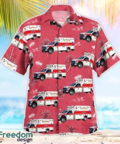 Worcester County, Massachusetts, Brookfield EMS Hawaiian Shirt Men Women Beach Shirt Product Photo 3