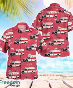 Worcester County, Massachusetts, Brookfield EMS Hawaiian Shirt Men Women Beach Shirt