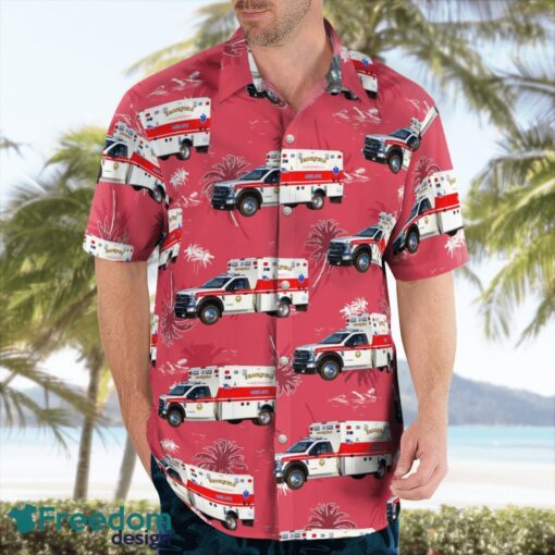 Worcester County, Massachusetts, Brookfield EMS Hawaiian Shirt Men Women Beach Shirt Product Photo 4