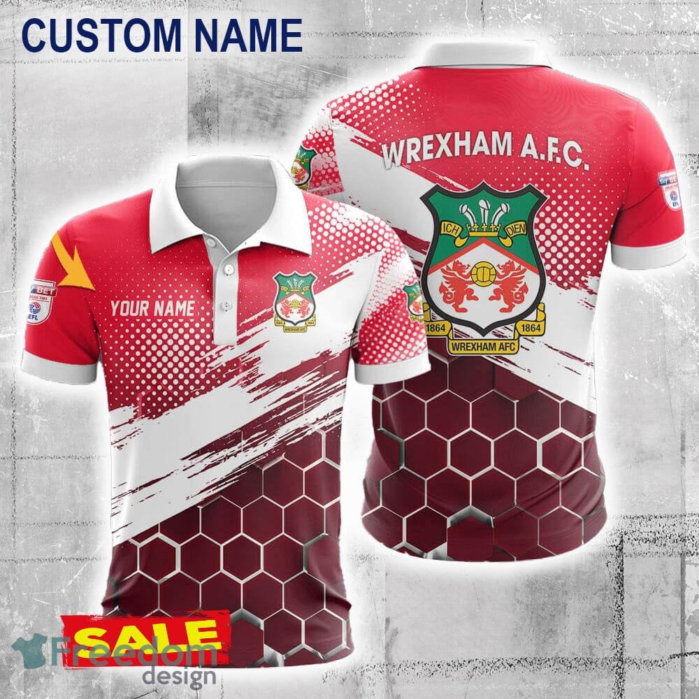 Wrexham AFC 3D Polo Shirt New Trending For Men Women Fans Custom Name image Wrexham AFC 3D Polo Shirt New Trending For Men Women Fans Custom Name - Wrexham AFC 3D Polo Shirt New Trending For Men Women Fans Custom Name