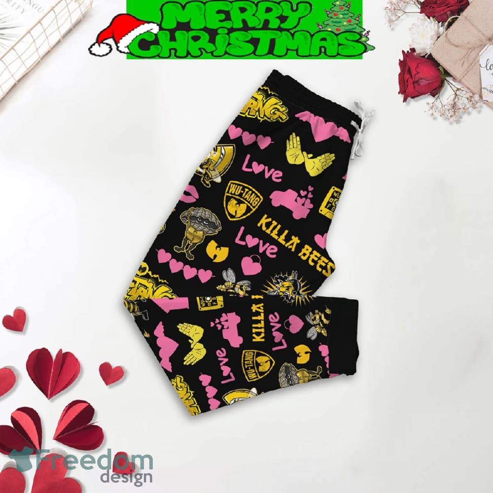 Wu Tang Clan Only One Valentine Fleece Pajamas Set For Christmas image Wu Tang Clan Only One Valentine Fleece Pajamas Set For Christmas - Wu Tang Clan Only One Valentine Fleece Pajamas Set-2