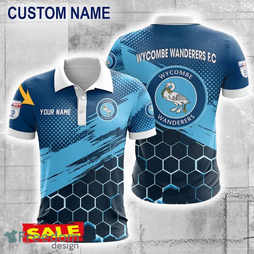 Wycombe Wanderers F.C 3D Polo Shirt New Trending For Men Women Fans Custom Name image Wycombe Wanderers F.C 3D Polo Shirt New Trending For Men Women Fans Custom Name - Wycombe Wanderers F.C 3D Polo Shirt New Trending For Men Women Fans Custom Name