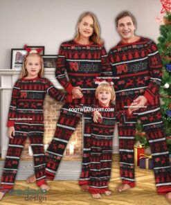 Xpo Logo Pattern Ugly Christmas Pajamas Set Gift Family