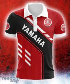 Yamaha Logo Brand Vertical Stripes SuperCar 3D Polo Shirt For Men And Women