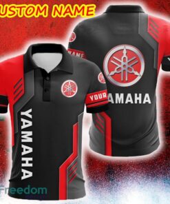 Yamaha Logo Car Truck And Motorcycle Polka Dot Leather Polo Car AOP Personalized