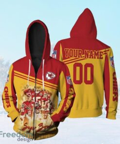 Yoda Kansas City Chiefs Afc West Champions Super Bowl 2021 Personalized Zip Hoodie 3D All Over Print