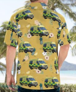 Yorkshire Ambulance Service NHS Trust (YAS) Mercedes Sprinter Aloha Hawaiian Shirt Beach Gift Shirt Product Photo 2