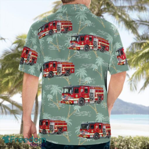 Zephyrhills, Pasco County, Florida, Zephyrhills Fire Rescue Hawaiian Shirt Product Photo 2