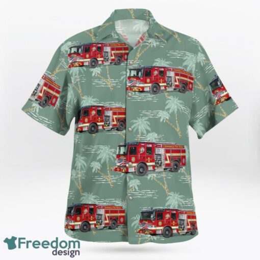 Zephyrhills, Pasco County, Florida, Zephyrhills Fire Rescue Hawaiian Shirt Product Photo 3