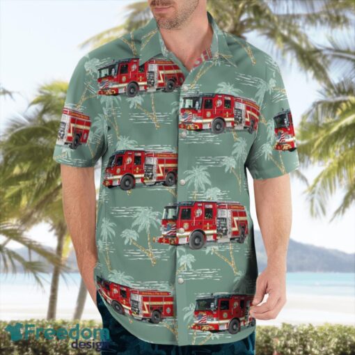 Zephyrhills, Pasco County, Florida, Zephyrhills Fire Rescue Hawaiian Shirt Product Photo 4