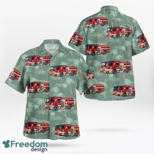 Zephyrhills, Pasco County, Florida, Zephyrhills Fire Rescue Hawaiian Shirt Product Photo 1