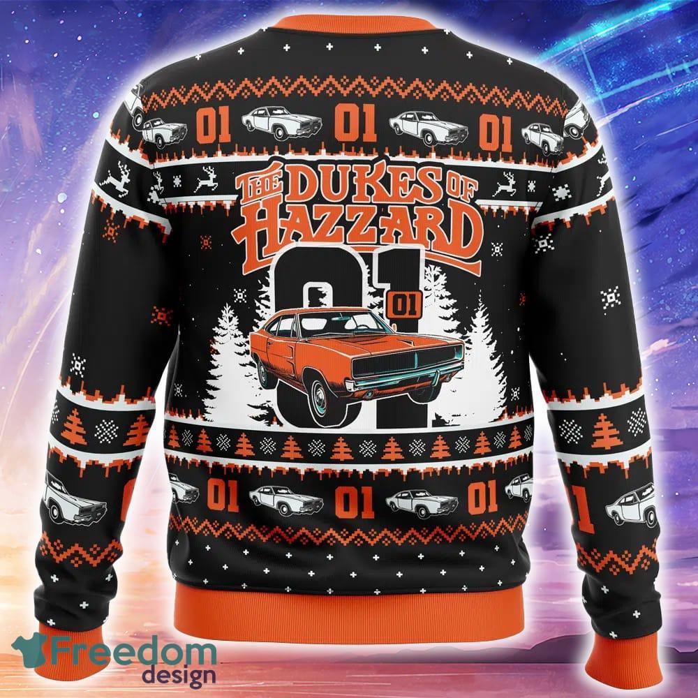 Zero One The Duke of Hazzard Ugly Christmas Sweater Trending Holidays For Men Women Fans image Zero One The Duke of Hazzard Ugly Christmas Sweater Trending Holidays For Men Women Fans - Zero One The Duke of Hazzard Ugly Christmas Sweater_2