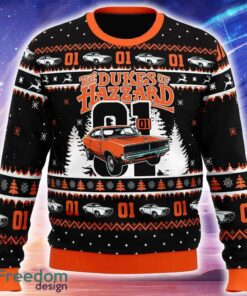 Zero One The Duke of Hazzard Ugly Christmas Sweater Trending Holidays For Men Women Fans