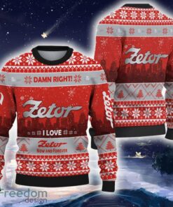 Zetor 3D Sweater Logo Car All OVer Print Tree For Christmas Gift For Men Women