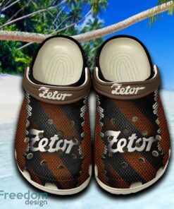 Zetor Iconography Clogs Shoes Brown Beach Logo Car For Fans Hot Holidays Gift Clogs Shoes