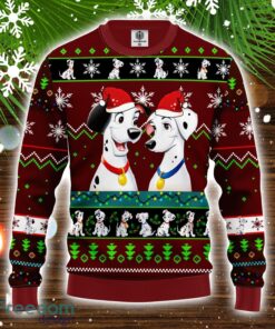 101 Dalmatians Ugly Christmas Sweater Red 1- Amazing Gift Christmas Gift For Men And Women