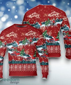 1955 Chevrolet Nomad Christmas Sweater For Men Women