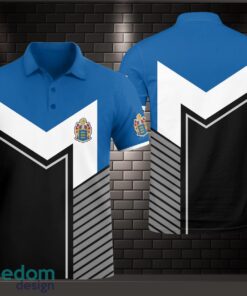 3D All Over Printed c.r. england Limited 3D Polo Shirt Gold Shirt