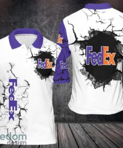 3D All Over Printed fedex Team Working Shirt 3D Polo Shirt Golf Polo