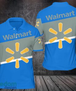 3D All Over Printed WALMART 3D Polo Shirt Golf Lover Gift Blue