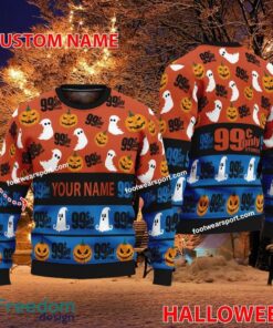 99 Cents Only Stores Personalized Halloween Knitted Christmas Sweater For Fans