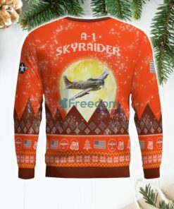 A-1 Skyraider A1_Aircraft Moonlight Sweater Product Photo 2