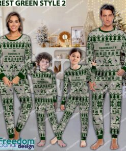 A-10 Thunderbolt II A10 Ugly Christmas Aircraft Pajamas Set Family Army Gift - A-10 Thunderbolt II A10 Aircraft Pajamas Set Family Photo Green