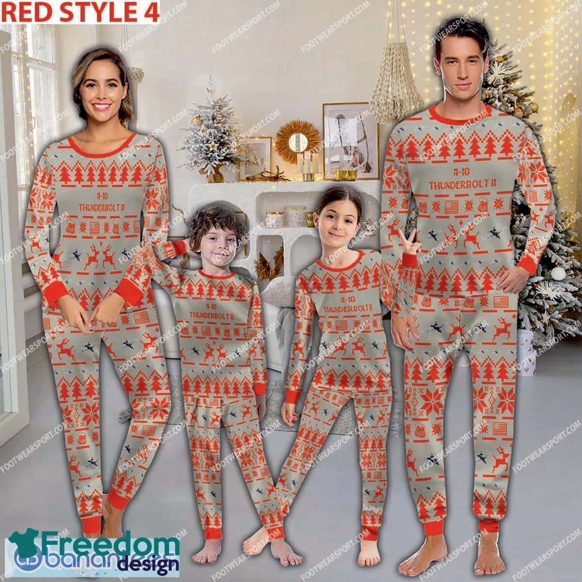 a-10-thunderbolt-ii-a10-ugly-christmas-aircraft-pajamas-set-family-army-gift-3.jpg A-10 Thunderbolt II A10 Ugly Christmas Aircraft Pajamas Set Family Army Gift - A-10 Thunderbolt II A10 Aircraft Pajamas Set Family Photo Red