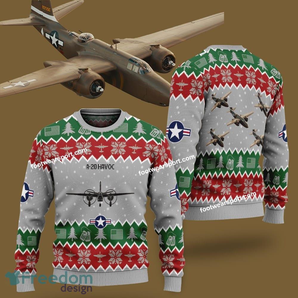 A 20 Havoc A20 Aircraft US Army Ugly Xmas Sweater Gift For Adult image A-20 Havoc A20 Aircraft US Army Ugly Xmas Sweater Gift For Adult - A-20 Havoc A20 Aircraft US Army Ugly Xmas Sweater Gift For Adult