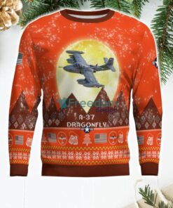 A-37 Dragonfly A37_Aircraft Moonlight Sweater Product Photo 2