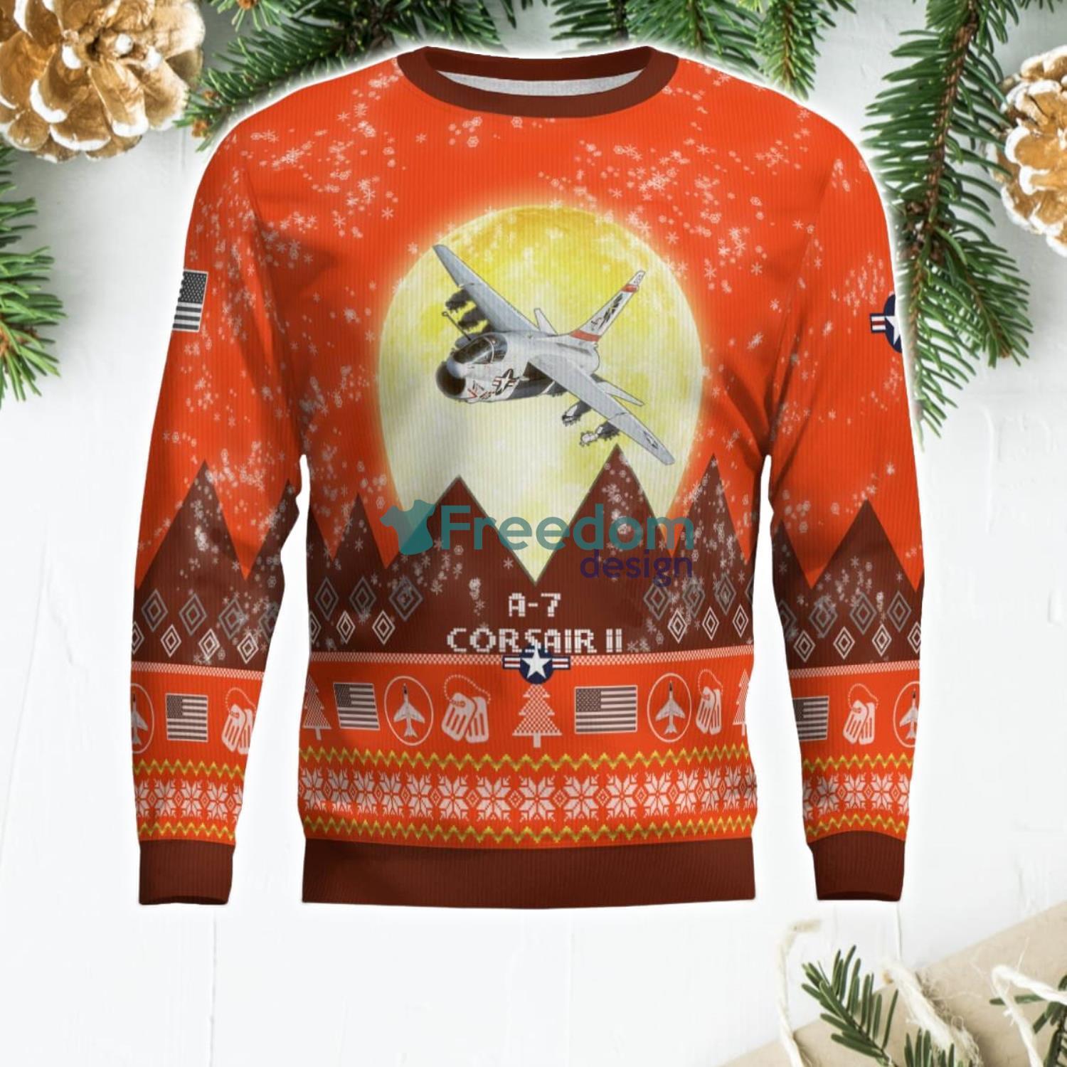 A-7 Corsair II A7_Aircraft Moonlight Sweater A-7 Corsair II A7_Aircraft Moonlight Sweater Product Photo 2