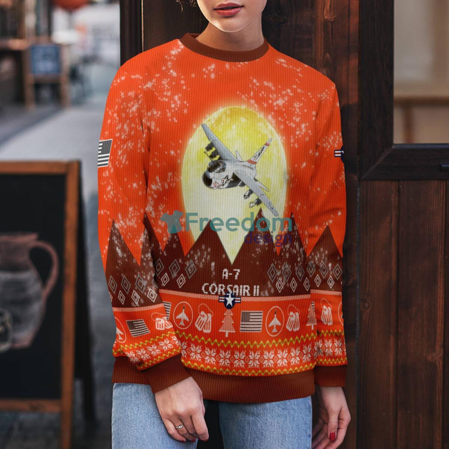 A-7 Corsair II A7_Aircraft Moonlight Sweater A-7 Corsair II A7_Aircraft Moonlight Sweater Product Photo 4