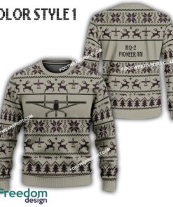 AAI RQ-2 Pioneer RQ2 Aircraft US Navy Ugly Xmas Sweater Gift For Adult