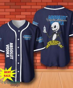 Absolut Vodka Halloween Jack Skellington Nightmare Baseball Jersey for All Genders