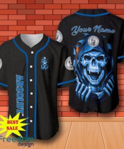 Absolut Vodka Skull Personalized Baseball Jersey for All Genders