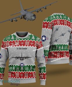 AC-130 Gunship AC130 Aircraft US Air Force Ugly Christmas Sweater Gift For Men And Women