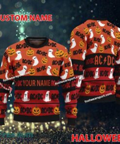 AC DC Band Personalized Halloween Ugly Christmas Sweater AOP Gift For Adult