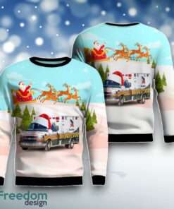 Acadian Ambulance Lutcher, Louisiana Christmas Ugly Sweater For Men Women
