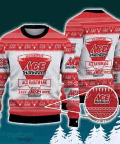 Ace Hardware Brands Logo 3D Ugly Christmas Sweater For Men Women Fans Gift Christmas