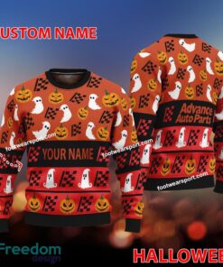 Advance Auto Parts Custom Name Halloween Ugly Christmas Sweater For Fans