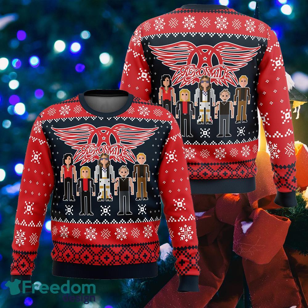 Aerosmith Ugly Christmas Sweater Gift For Adult - Aerosmith Ugly Christmas Sweater Gift For Adult