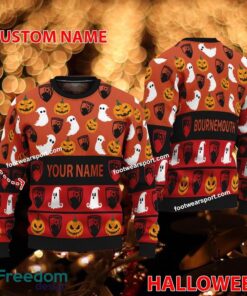 AFC Bournemouth Personalized Halloween Knitted Christmas Sweater Gift For Adult