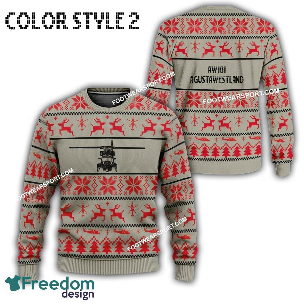agustawestland-aw101-aircraft-ugly-christmas-sweater-gift-for-adult-1.jpg AgustaWestland AW101 Aircraft Ugly Christmas Sweater Gift For Adult - AgustaWestland AW101 Aircraft Best Front Ugly Christmas Sweater Photo 2