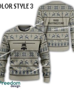 AgustaWestland AW101 Aircraft Ugly Christmas Sweater Gift For Adult image AgustaWestland AW101 Aircraft Ugly Christmas Sweater Gift For Adult - AgustaWestland AW101 Aircraft Best Front Ugly Christmas Sweater Photo 3