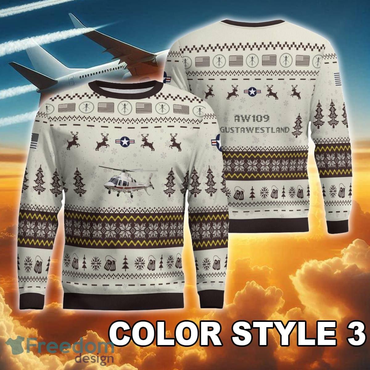 agustawestland-aw109-new-pattern-christmas-aircraft-ugly-3d-sweater-gift-for-men-and-women-2.jpg AgustaWestland AW109 New Pattern Christmas Aircraft Ugly 3D Sweater Gift For Men And Women - AgustaWestland AW109 Ugly Christmas Sweater AOP Photo 3