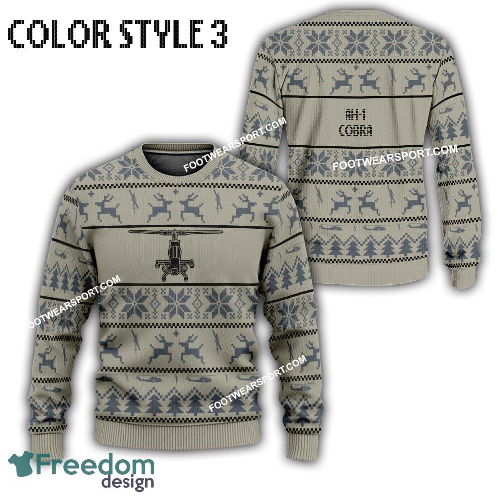 ah-1-cobra-ah1-aircraft-us-army-ugly-christmas-sweater-aop-gift-for-vetetan-2.jpg AH-1 Cobra AH1 Aircraft US Army Ugly Christmas Sweater AOP Gift For Vetetan - AH-1 Cobra AH1 Aircraft Best Front Ugly Christmas Sweater Photo 3