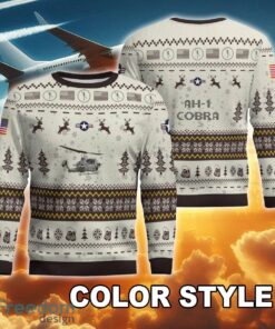 AH 1 Cobra AH1 New Pattern Aircraft Christmas Knitted Sweater For Veteran image AH-1 Cobra AH1 New Pattern Aircraft Christmas Knitted Sweater For Veteran - AH-1 Cobra AH1 Ugly Christmas Sweater AOP Photo 3
