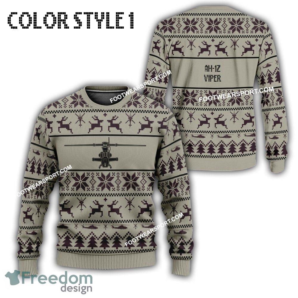 AH 1Z Viper AH1Z Aircraft US Marine Corps Ugly Christmas Sweater Gift For Adult image AH-1Z Viper AH1Z Aircraft US Marine Corps Ugly Christmas Sweater Gift For Adult - AH-1Z Viper AH1Z Aircraft Best Front Ugly Christmas Sweater Photo 1