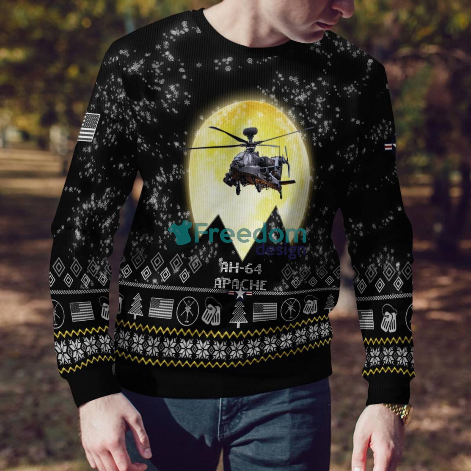 ah-64-apache-ah64-aircraft-moonlight-black-ugly-christmas-sweater-veteran-sweater-4.jpg AH-64 Apache AH64 Aircraft Moonlight Black Ugly Christmas Sweater Veteran Sweater Product Photo 5
